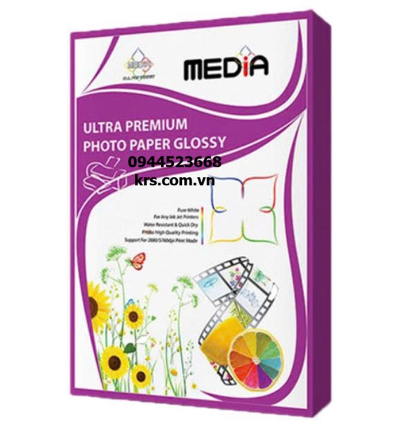 Tập giấy in ảnh bóng Media khổ A5