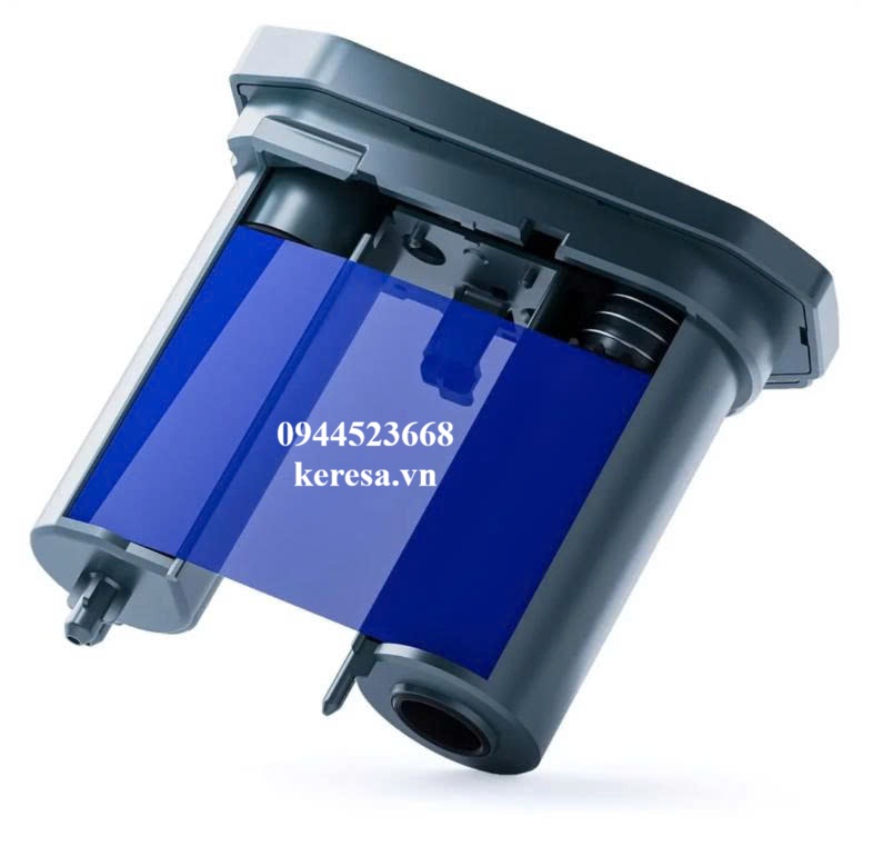 Ruy băng in nhãn màu xanh Blue NIIMBOT M2, băng mực xanh Blue ribbon máy M2 Niimbot